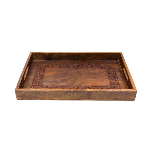 Natriel Wooden Engraved Tray